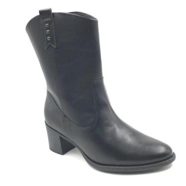 Imagem de Bota Comfortflex Western Country Preta 2360303, Preto, 38