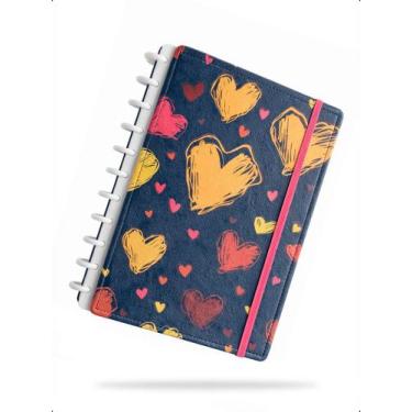 Imagem de Caderno Inteligente Discos 80 Folhas Capa Dura B5 Planner - Klizz, Azu