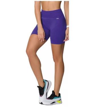 Imagem de Short Ginastica Esporte Selene 20922.002, Violeta escuro, P