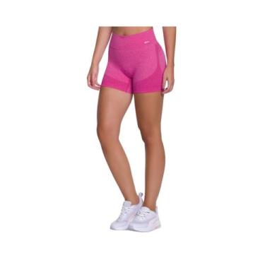 Imagem de Short Push Up Feminino Fitness Academia Selene, Rosa, P
