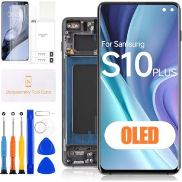 Imagem de Tela OLED para Samsung S10 Plus para Samsung Galaxy S10 Plus substituição de tela SM-G9...