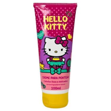 Imagem de Creme Para Pentear Cabelos Lisos e Delicados Hello Kitty Cia. da Natur