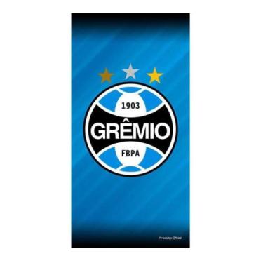 Imagem de Toalha de Banho e Praia Time Licenciada Buettner 70x140cm, GRÊMIO - 20