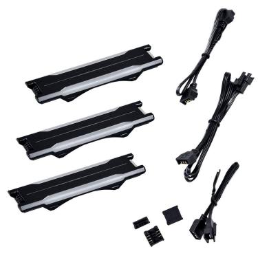 Imagem de Kit Lateral Argb para Ventilação de Gabinete P28ARGB-B com 2 Ventoinhas 120mm Preto Lian Li Brasil