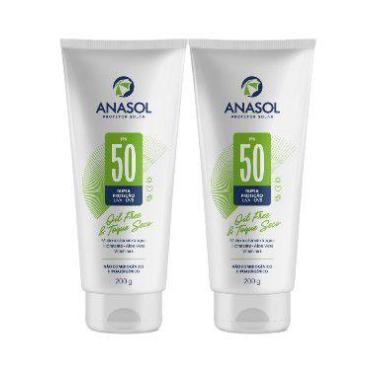 Imagem de Kit 2x Protetor Solar Corporal Anasol Fps50 200g - Dahuer