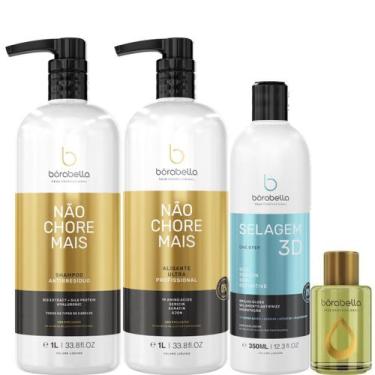 Imagem de Borabella Kit Não Chore 1L + Selagem 350ml + Argan 7ml