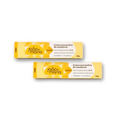 Imagem de Kit 2 Creme Preventivo de Assaduras João e Maria Bebê 40g - Cimed