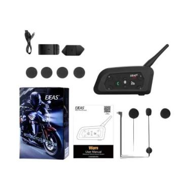Imagem de Capacete De Motocicleta Bluetooth EJEAS V6 pro plus Para 6 Pilotos, Wa