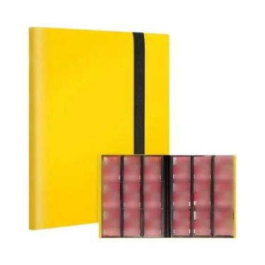 Imagem de Fichário De Cartas Colecionáveis Com 12 Bolsos, Durável Em PP, Capacid