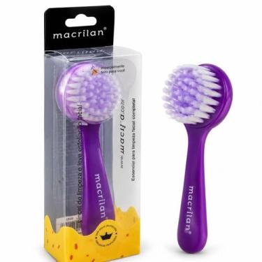 Imagem de Macrilan Pincel de Limpeza e Leve Esfoliação Facial Cp-03 Roxo