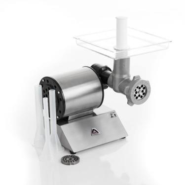 Imagem de Moedor De Carne Linguiça Elétrico Aço Inox 70kg/h Industrial Profissio