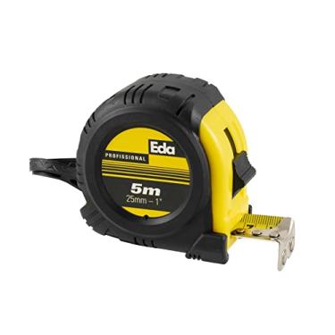 Imagem de EDA Trena Com Caixa Plástica Emborrachada Eda Preto 5M 1'