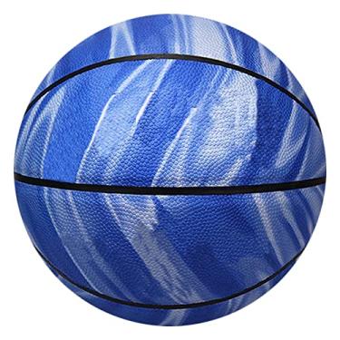 Imagem de MINDCOLLISION Bola de basquete colorida, individual, sintético híbrido macio, tamanho padrão 7, adequado para ambientes internos e externos, estilo 1