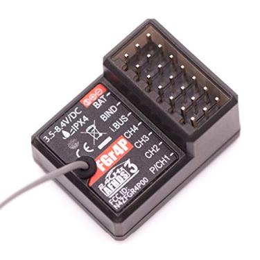 Imagem de GoolRC Receptor Flysky FGR4P, receptor de controle remoto de 2,4 GHz, 4 canais, PWM/PPM/I. Bus/S.Bus, saída compatível com transmissores AFHDS 3 para carro RC barco
