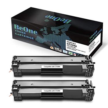 Imagem de BeOne Cartuchos de toner CF248A 48A compatíveis com HP Laserjet Pro MFP M15a (W2G50A) M15w (W2G51A) M16a M16w M28a (W2G54A) M28w (W2G55A) M29a M29w (Y5S53A) M30w (Y5S54A) M31; M31; Impressoras Y5S55A) (2 pretas)