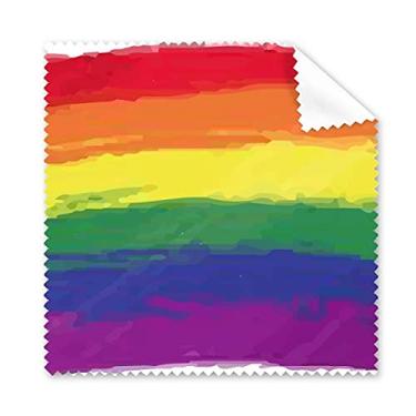 Imagem de Stippling Rainbow Gay LGBT pano de limpeza para tela de telefone, 5 peças