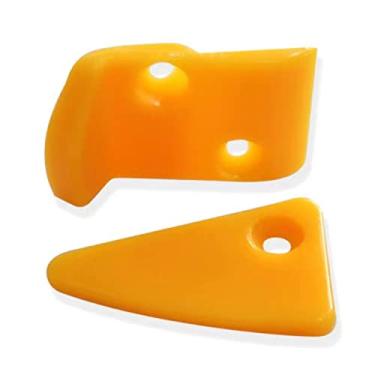 Imagem de Caixa com 10 pacotes, 6 pares/pacote, inserção de plástico de trocador de pneu | Protetor de aro de roda de nylon para cabeça de montagem de devolução, peça de máquina de pneu | Protetor de cauda | Kit de acessórios de proteção para reparo de pneu, 08BCM