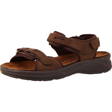Imagem de Sandália feminina Drew Cascade Barefoot Freedom casual confortável com palmilha removível, Marrom, 5.5