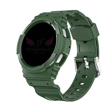 Imagem de Pulseira Personalize Watch Armadura compatível com Samsung Galaxy Watch 4 Classic 42mm Sm-R880 e Sm-R885 (Verde)