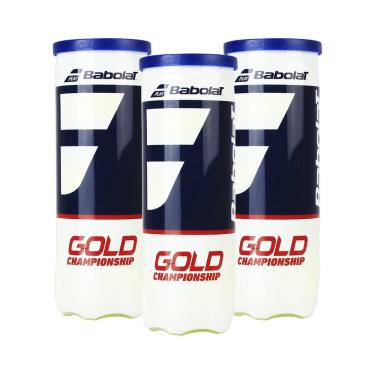 Imagem de Bola De Tênis Babolat Gold Championship - Pack Com 3 Tubos