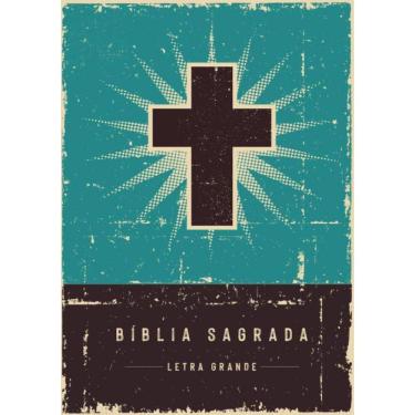 Imagem de Biblia Retro Turquesa, Nvi, Capa Dura, Letra Grande, Leitura Perfeita