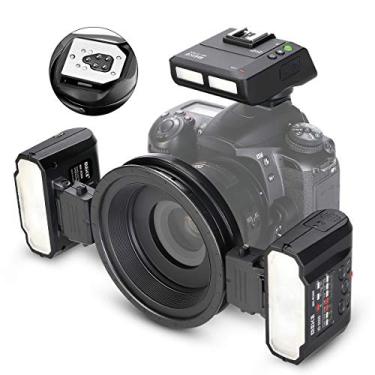 Imagem de Meike Flash MK-MT24II 2.4G Macro sem fio Close-up Twin Lite adequado para câmeras Canon EF-Mount RF Digital SLR