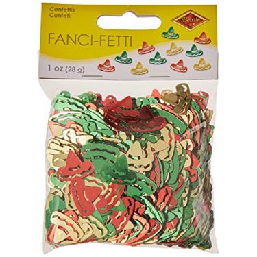 Imagem de Fanci-Fetti Sombreros (red, gold, green) Party Accessory (1 count) (1 Oz/Pkg)