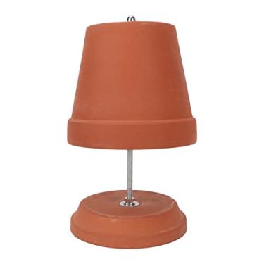 Imagem de Forno de luz de chá de parede dupla para aquecimento, aquecedor de mesa de vela de fogão de luz de chá ou até 4-6, radiador de cerâmica de lareira de mesa, radiador de cerâmica de luz de chá multifunc