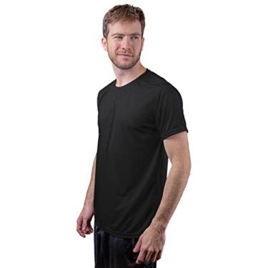 Imagem de Camiseta Skube Dry Fit Com Proteção UV 50+ Segunda Pele Térmica Tecido Termodry Manga Curta Academia - Preto - P