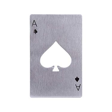 Imagem de OKJHFD Multifuncional Mini Abridor de Garrafas Portátil 420 Abridor de Cerveja Tamanho de Cartão de Crédito de Aço Inoxidável para Ferramentas de Festa de Bar de Família.