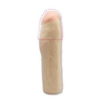 Imagem de LOVETOYS Capa Peniana Extensora 2 Cm Cyberskin - Lovetoys