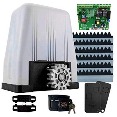 Imagem de Motor Para Portão Eletrônico DZ4 SK 36 1/3 de HP 800kg Rossi 6 Metros de Cremalheira (220)