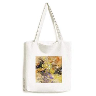 Imagem de Sacola de lona com pintura a óleo outono outono arte natureza natureza morta bolsa de compras bolsa casual bolsa de compras