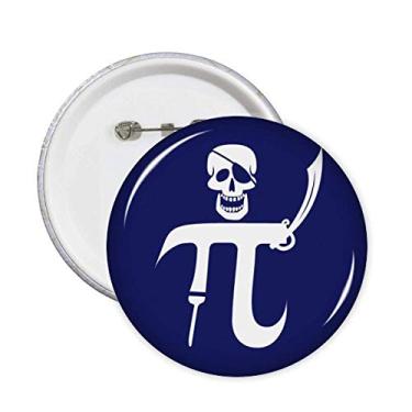 Imagem de Face Pi Broches Matemáticos Armas Emblema Emblema Acessório Decoração 5 peças
