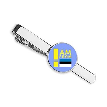 Imagem de Clipe de gravata I Am From Estonia para presente de homem de negócios