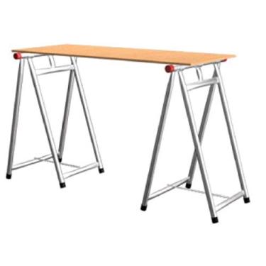 Imagem de NV Kit 2 Cavaletes Ferro Dobrável Reforçado 80x80cm