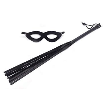 Imagem de Sexy Fantasy Chicote 35Cm Com Máscara Tiazinha - Linha Sado - Preto