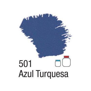 Imagem de Tinta Acrílica Fosca 60ml Acrilex  - Azul Turquesa 501