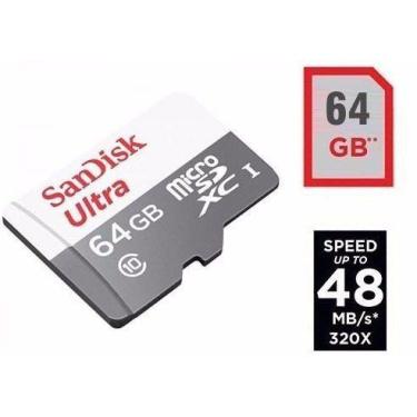 Imagem de Cartão 64Gb Microsd Sdhc Ultra Sd Classe 10 - Sandisk