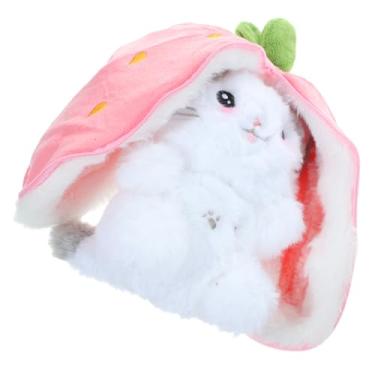 Imagem de LIFKOME brinquedo de gato de morango pelúcia de morango pelúcia de coelho fofo brinquedo de pelúcia animal Brinquedos infantis decoração de boneca de sofá boneca de pelúcia abelha decorar