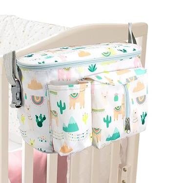 Imagem de Organizador de fraldas para bebês,Saco de fraldas multifuncional de grande capacidade com tampa - Organizador de fraldas para fraldas, lenços umedecidos e brinquedos, caixa de fraldas, bolsa Shakven