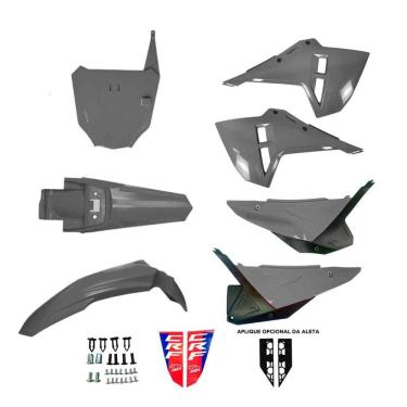 Imagem de Kit Plástico Amx F25 Crf 230 C/ Number Plate Trilha Motocross
