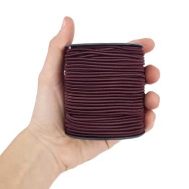 Imagem de Elástico Roliço Colorido - 2,2mm - 50 Metros- Cor Vinho- 173 Nybc