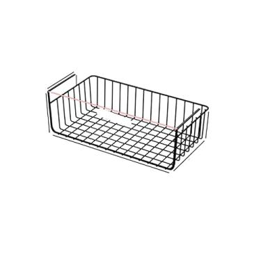 Imagem de Escrivaninha suspensa sob a universidade, gaveta de artefato de dormitório de estudante, divisória de guarda-roupa, armazenamento e arranjo, prateleira preta e branca