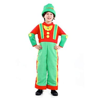 Imagem de Sulamericana Fantasias Patatá Luxo - Verde Infantil , P 4 Anos, Multicor