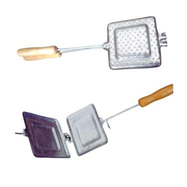 Imagem de Sanduicheira Assadeira Tostex Baurutex Alumínio Fundido | Pão de Forma Individual | #Artplast