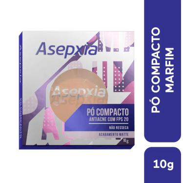 Imagem de Asepxia Po Compacto Marfim 10G