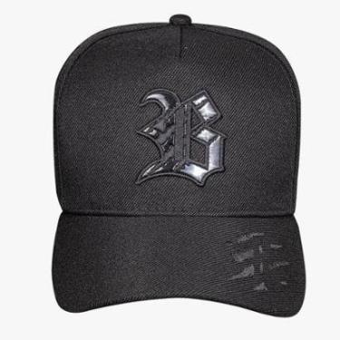 Imagem de Boné Blck Brasil Slim Snapback Tiger Black-Piano-Masculino