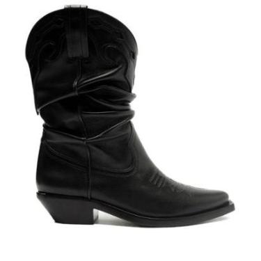 Imagem de Bota Feminina Schutz Western Black-Feminino