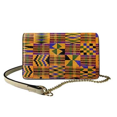 Imagem de GOSTONG You Are My Sunshine Bolsa feminina com estampa de girassol, bolsa mensageiro transversal para viagens e compras, Estampa de listras africanas, One Size
